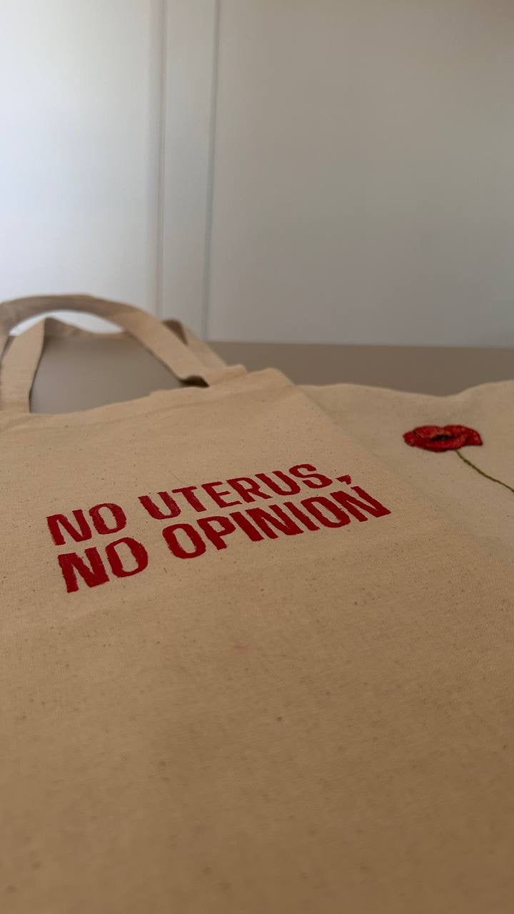 Tote Bag NO UTERUS NO OPINION