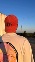 Cappellino con Visiera "I MAY CRY" – Dipinto a Mano