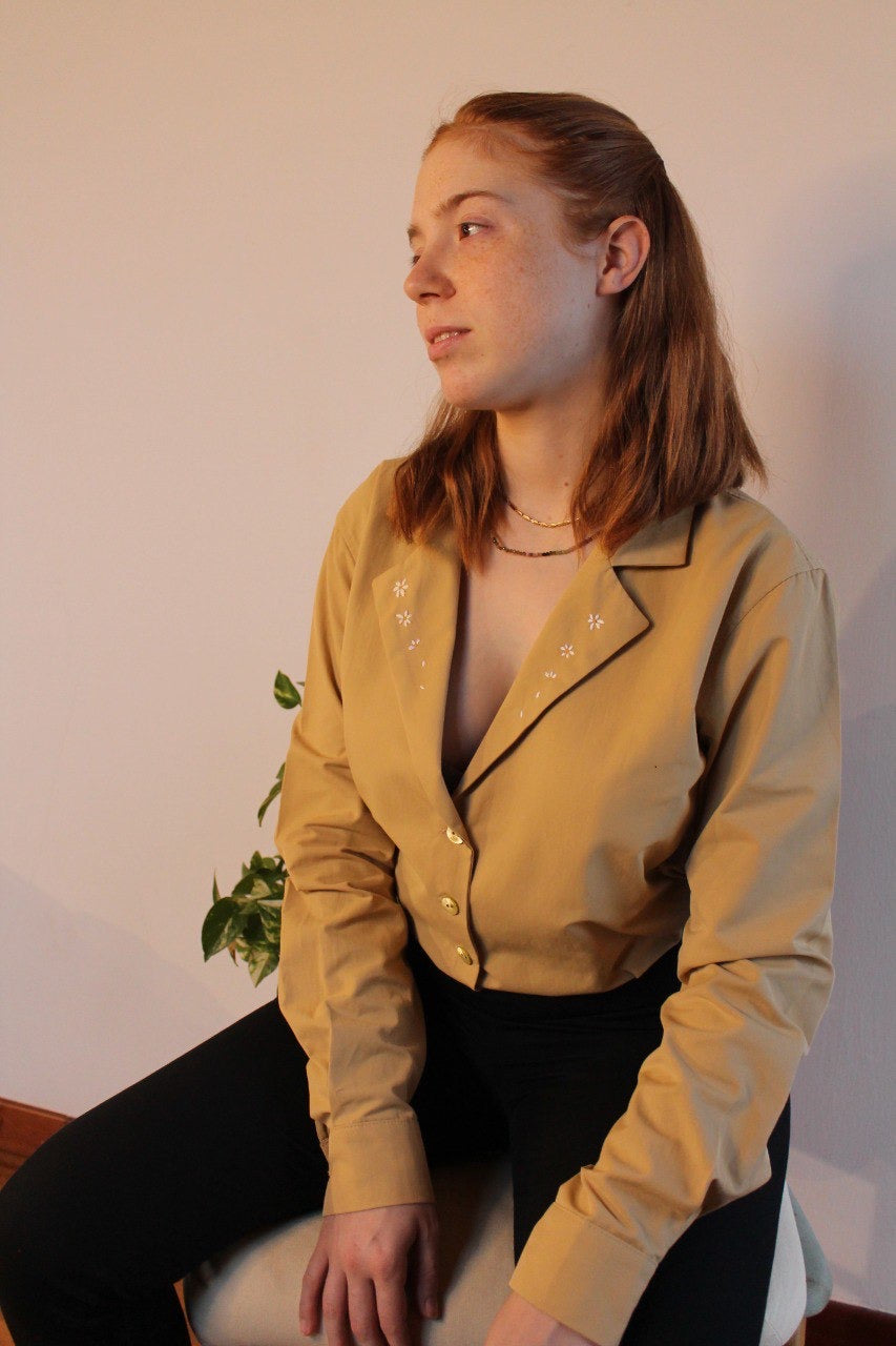 Camicia Artigianale Ricamata a Mano – Taglia Unica