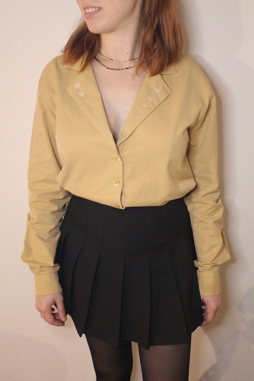 Camicia Artigianale Ricamata a Mano – Taglia Unica
