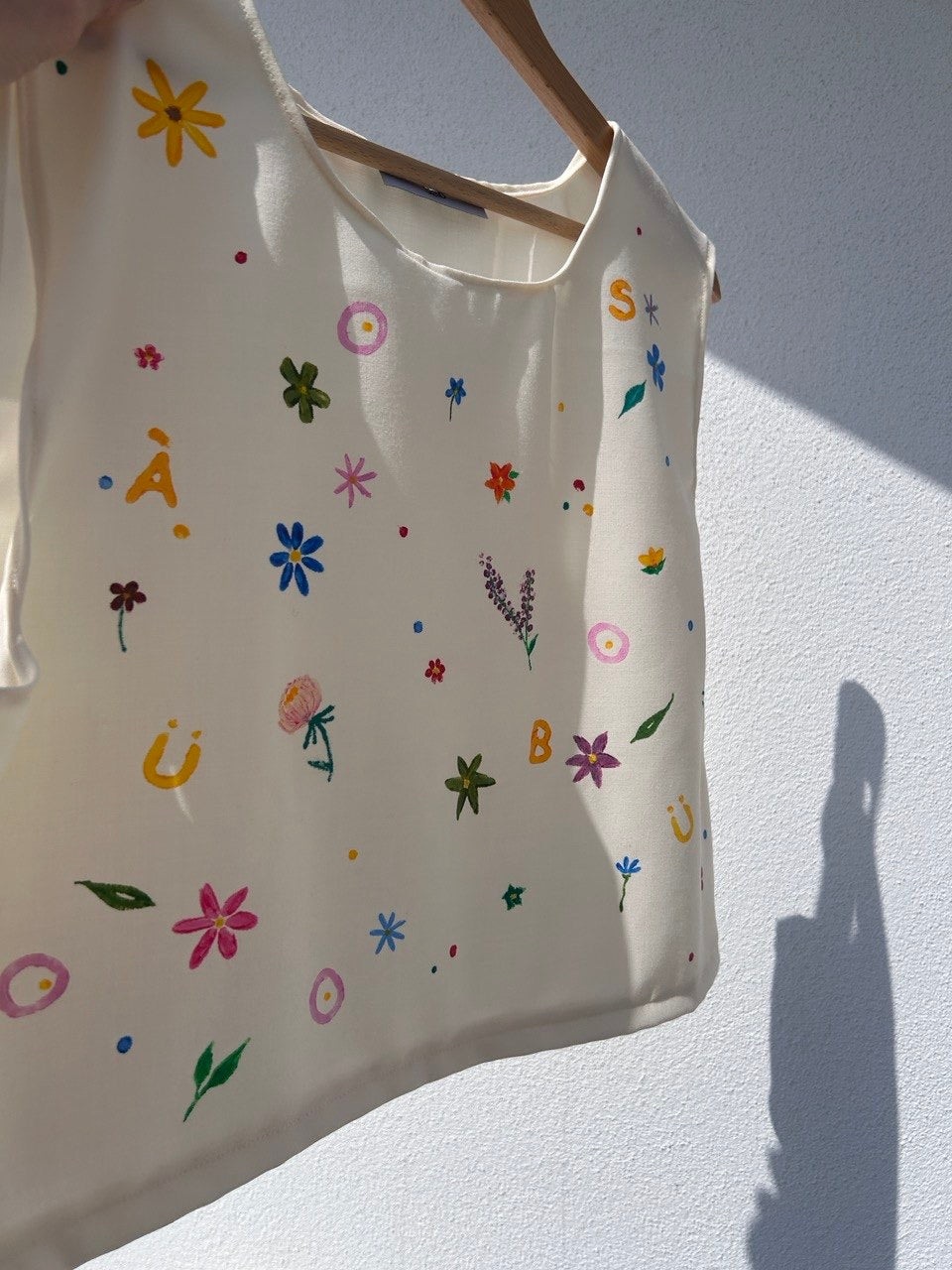 Blusa "Giardino" – Cucita e Dipinta a Mano