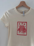 T-shirt Rana — Stampa Artigianale a Linoleografia