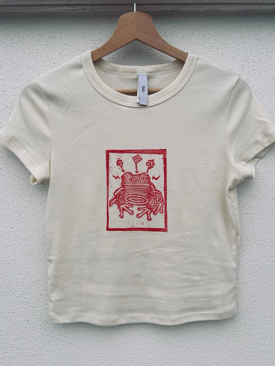 T-shirt Rana — Stampa Artigianale a Linoleografia