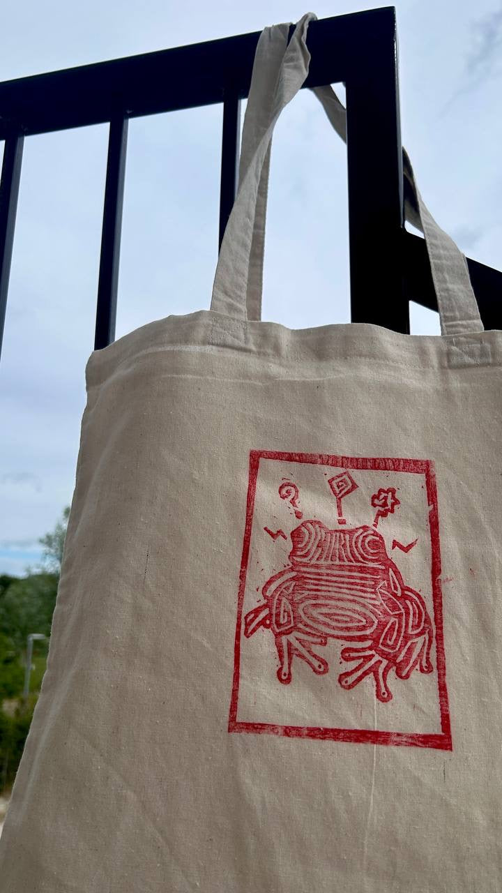 Tote Bag Rana – Linoleografia Artigianale