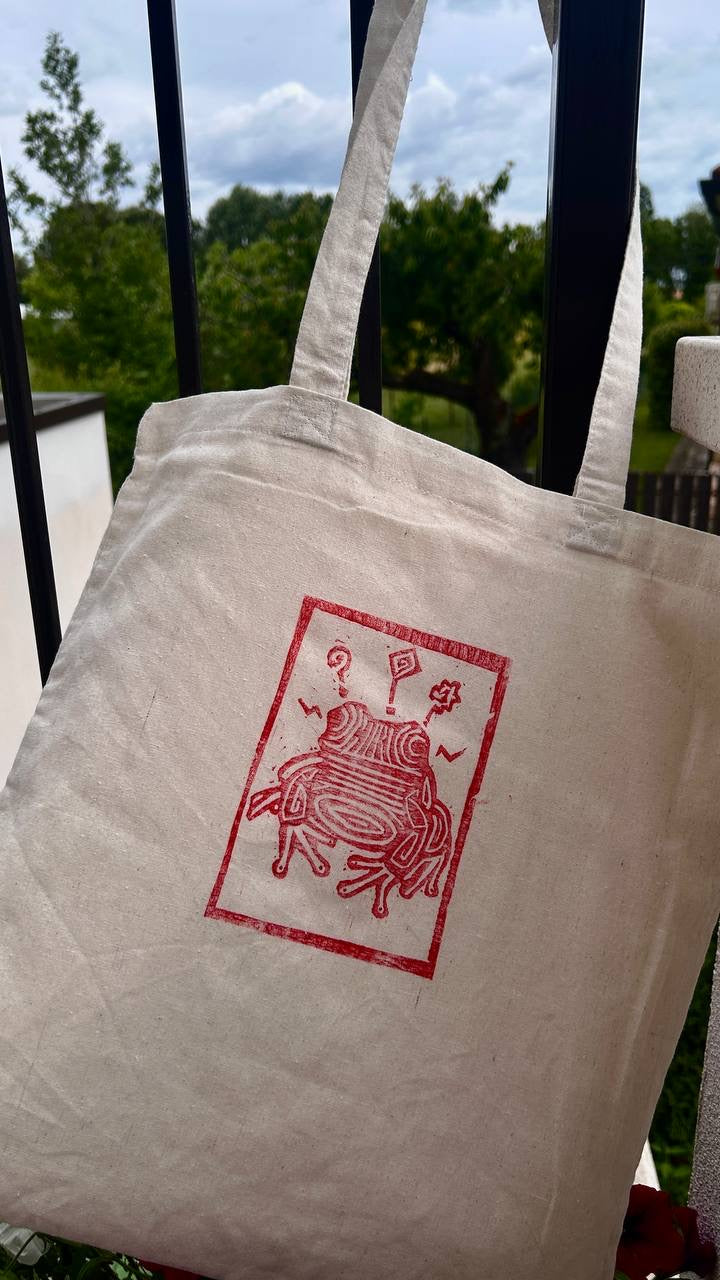 Tote Bag Rana – Linoleografia Artigianale