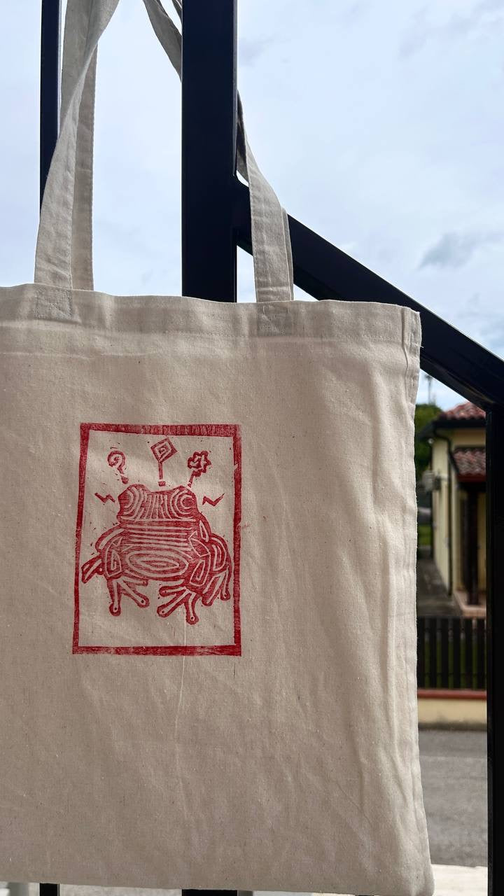 Tote Bag Rana – Linoleografia Artigianale