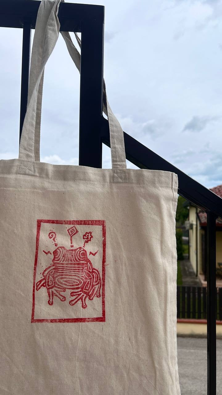 Tote Bag Rana – Linoleografia Artigianale