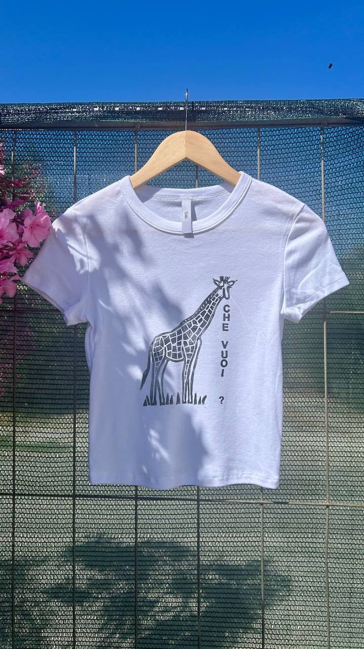 T-shirt "Che Vuoi?" – Stampa Artigianale
