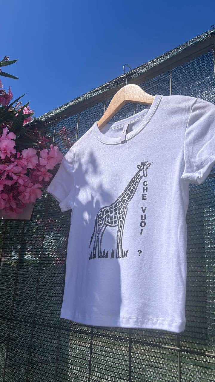 T-shirt "Che Vuoi?" – Stampa Artigianale
