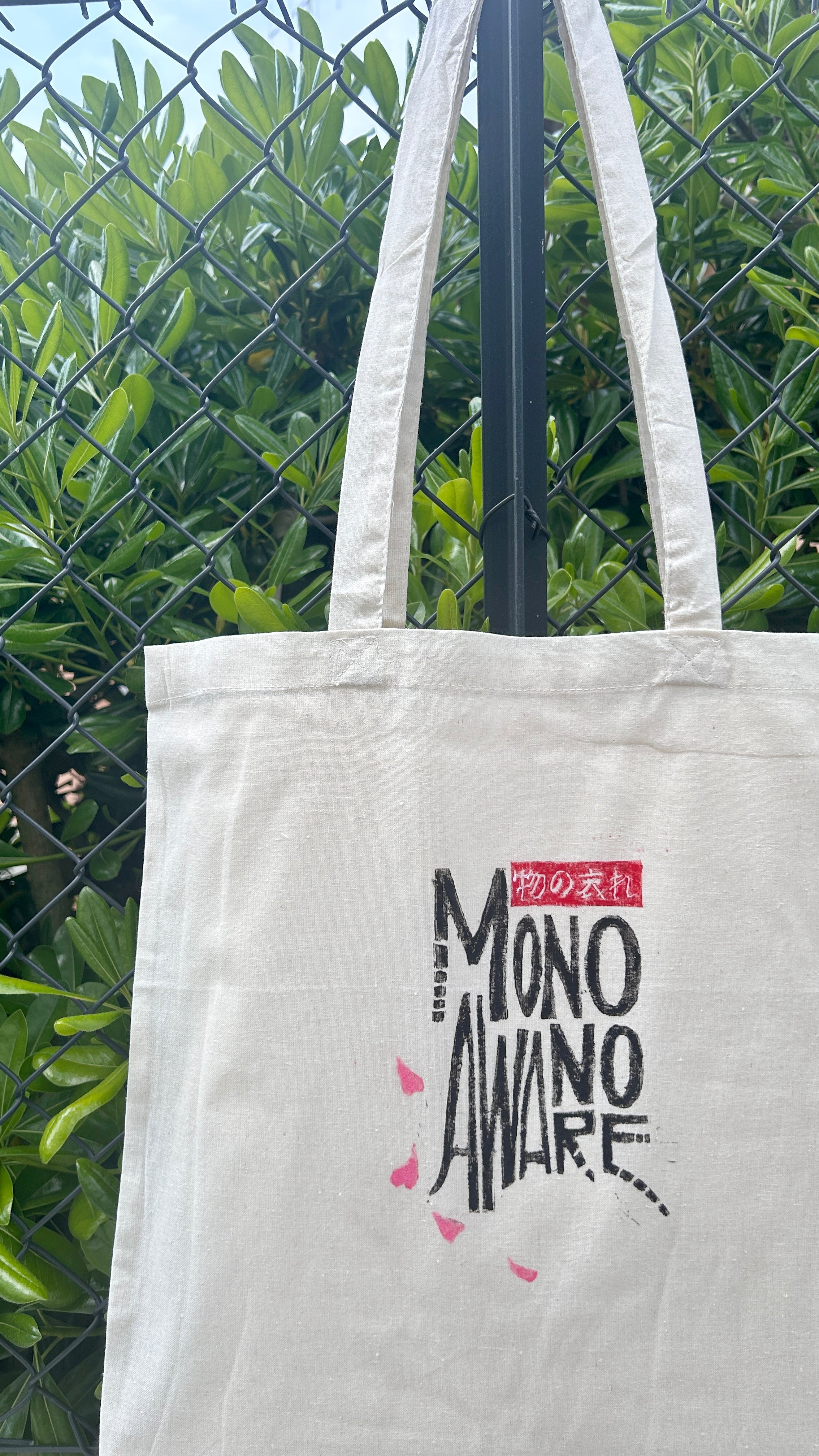 Tote Bag Mono no Aware — Stampa linoleografica Originale